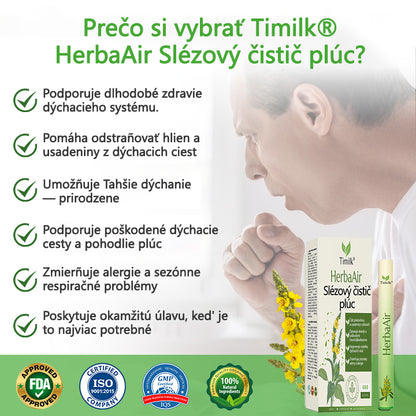 Timilk® Divozel na čistenie pľúc️🟧🔶