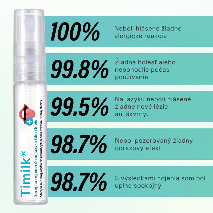 Sprej na regeneráciu jazyka Timilk® GlosShield💧